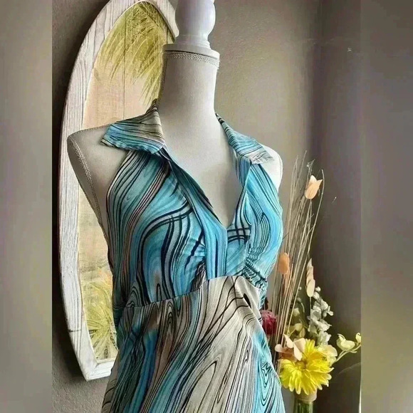 Blue Age Summer Dress Size Medium - Picture 3 of 9